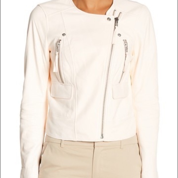 NEW! Joie Vivianette Leather Jacket Sz M - Picture 3 of 8